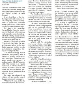 Consumers set to cop cost of diesel back up
